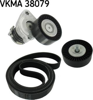 SKF VKMA 38079 - Поликлиновый ременный комплект unicars.by