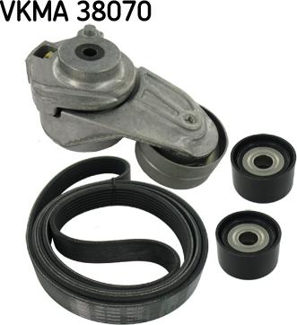 SKF VKMA 38070 - Поликлиновый ременный комплект unicars.by