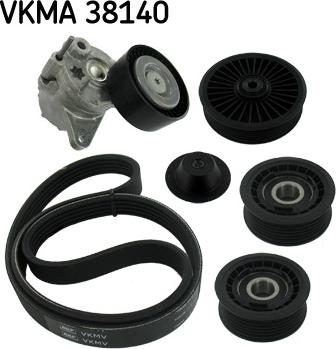 SKF VKMA 38140 - Поликлиновый ременный комплект unicars.by