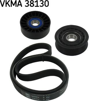 SKF VKMA 38130 - Поликлиновый ременный комплект unicars.by