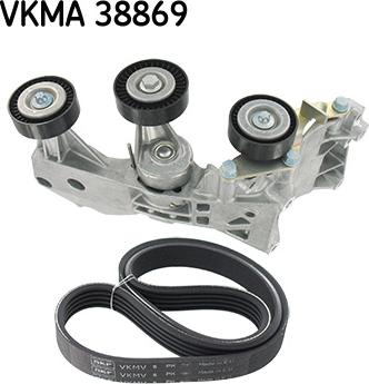 SKF VKMA 38869 - Поликлиновый ременный комплект unicars.by