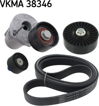 SKF VKMA 38346 - Поликлиновый ременный комплект unicars.by