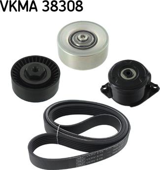 SKF VKMA 38308 - Поликлиновый ременный комплект unicars.by