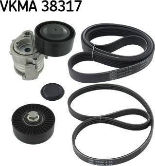 SKF VKMA 38317 - Поликлиновый ременный комплект unicars.by