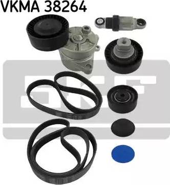 SKF VKMA 38264 - Поликлиновый ременный комплект unicars.by