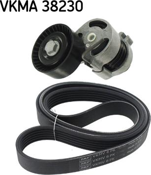 SKF VKMA 38230 - Поликлиновый ременный комплект unicars.by