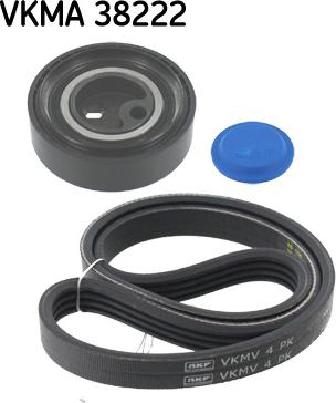 SKF VKMA 38222 - Поликлиновый ременный комплект unicars.by