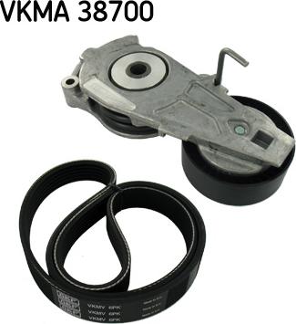 SKF VKMA 38700 - Поликлиновый ременный комплект unicars.by