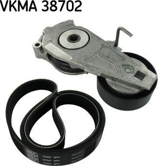 SKF VKMA 38702 - Поликлиновый ременный комплект unicars.by