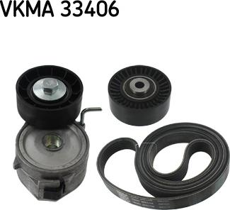 SKF VKMA 33406 - Поликлиновый ременный комплект unicars.by