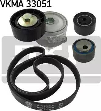 SKF VKMA 33051 - Поликлиновый ременный комплект unicars.by