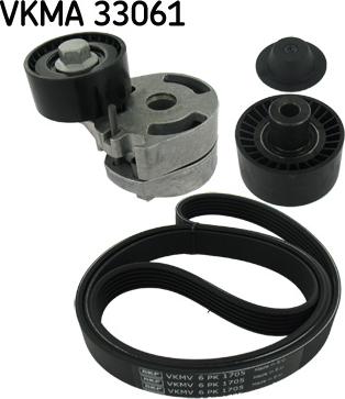 SKF VKMA 33061 - Поликлиновый ременный комплект unicars.by