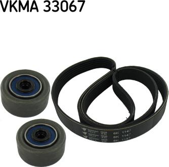 SKF VKMA 33067 - Поликлиновый ременный комплект unicars.by