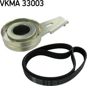 SKF VKMA 33003 - Поликлиновый ременный комплект unicars.by