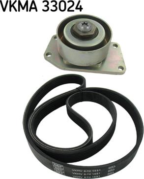 SKF VKMA 33024 - Поликлиновый ременный комплект unicars.by