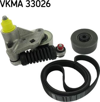 SKF VKMA 33026 - Поликлиновый ременный комплект unicars.by