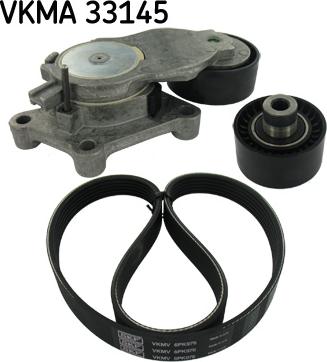 SKF VKMA 33145 - Поликлиновый ременный комплект unicars.by