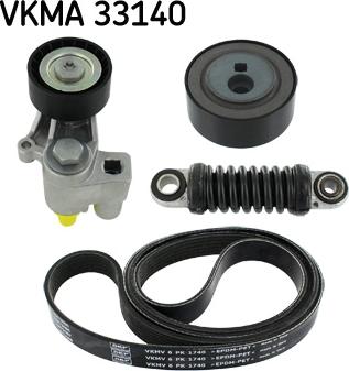 SKF VKMA 33140 - Поликлиновый ременный комплект unicars.by