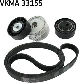 SKF VKMA 33155 - Поликлиновый ременный комплект unicars.by