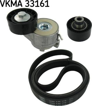 SKF VKMA 33161 - Поликлиновый ременный комплект unicars.by