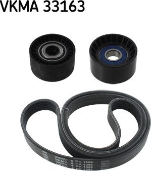 SKF VKMA 33163 - Поликлиновый ременный комплект unicars.by