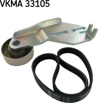 SKF VKMA 33105 - Поликлиновый ременный комплект unicars.by