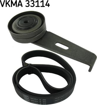 SKF VKMA 33114 - Поликлиновый ременный комплект unicars.by