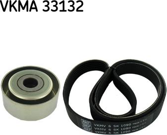 SKF VKMA 33132 - Поликлиновый ременный комплект unicars.by