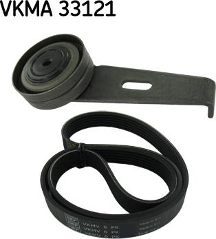 SKF VKMA 33121 - Поликлиновый ременный комплект unicars.by