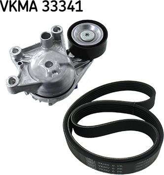 SKF VKMA 33341 - Поликлиновый ременный комплект unicars.by