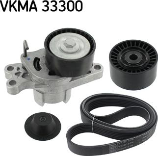 SKF VKMA 33300 - Поликлиновый ременный комплект unicars.by