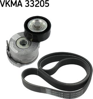 SKF VKMA 33205 - Поликлиновый ременный комплект unicars.by