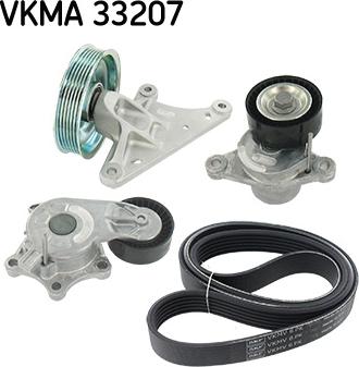 SKF VKMA 33207 - Поликлиновый ременный комплект unicars.by