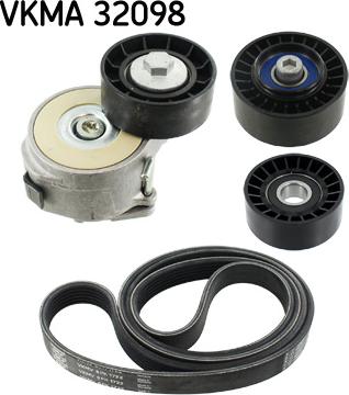 SKF VKMA 32098 - Поликлиновый ременный комплект unicars.by