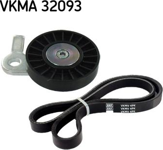 SKF VKMA 32093 - Поликлиновый ременный комплект unicars.by