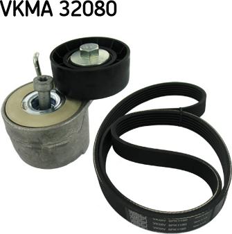 SKF VKMA 32080 - Поликлиновый ременный комплект unicars.by