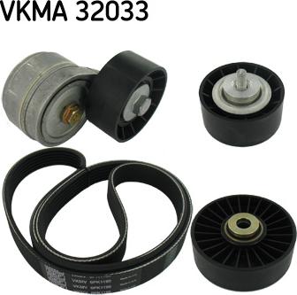 SKF VKMA 32033 - Поликлиновый ременный комплект unicars.by