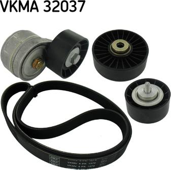 SKF VKMA 32037 - Поликлиновый ременный комплект unicars.by