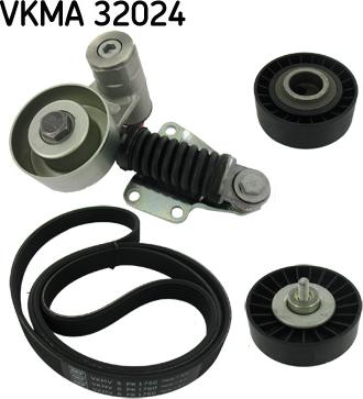 SKF VKMA 32024 - Поликлиновый ременный комплект unicars.by