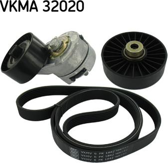 SKF VKMA 32020 - Поликлиновый ременный комплект unicars.by