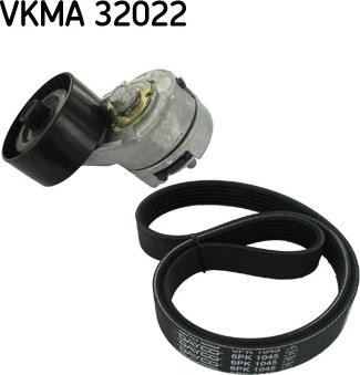 SKF VKMA 32022 - Поликлиновый ременный комплект unicars.by