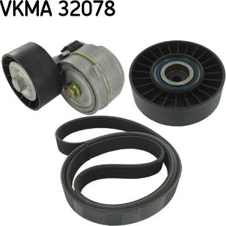 SKF VKMA 32078 - Поликлиновый ременный комплект unicars.by