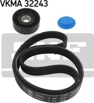 SKF VKMA 32243 - Поликлиновый ременный комплект unicars.by