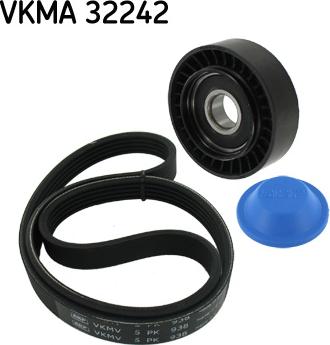 SKF VKMA 32242 - Поликлиновый ременный комплект unicars.by