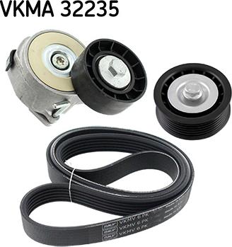 SKF VKMA 32235 - Поликлиновый ременный комплект unicars.by