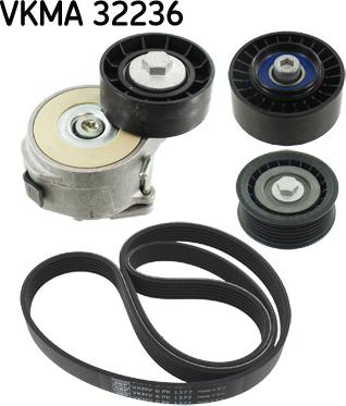 SKF VKMA 32236 - Поликлиновый ременный комплект unicars.by