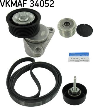 SKF VKMAF 34052 - Поликлиновый ременный комплект unicars.by