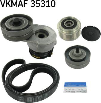 SKF VKMAF 35310 - Поликлиновый ременный комплект unicars.by