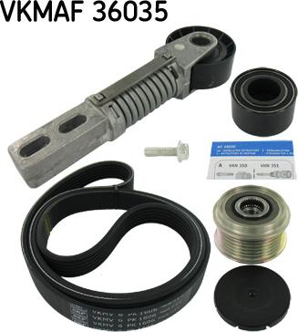 SKF VKMAF 36035 - Поликлиновый ременный комплект unicars.by