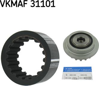 SKF VKMAF 31101 - Комплект эластичной муфты сцепления unicars.by